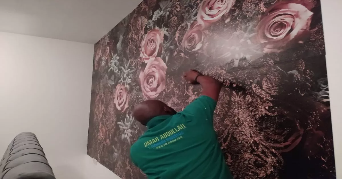 wallpaper fixing sharjah